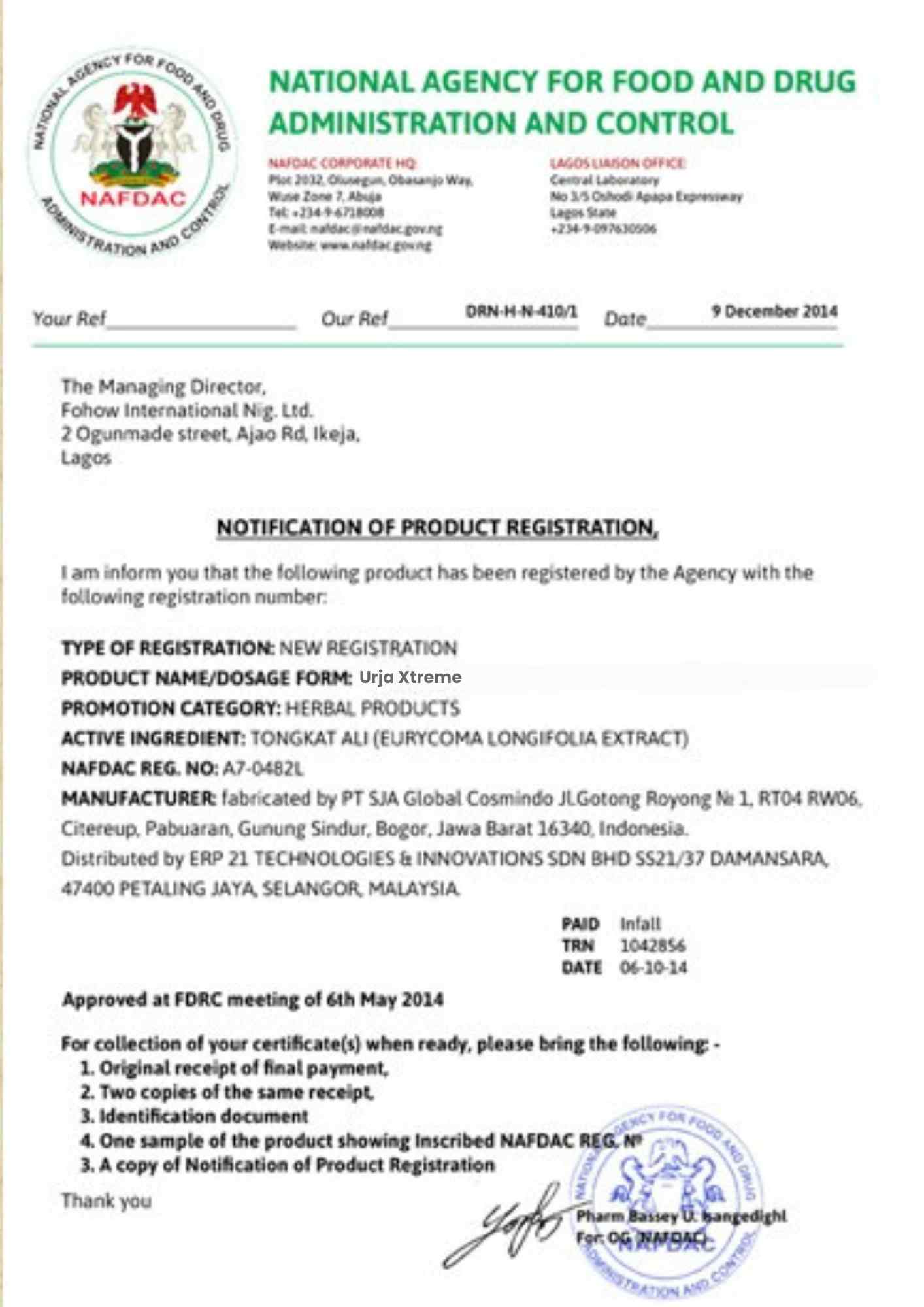 Certification 1